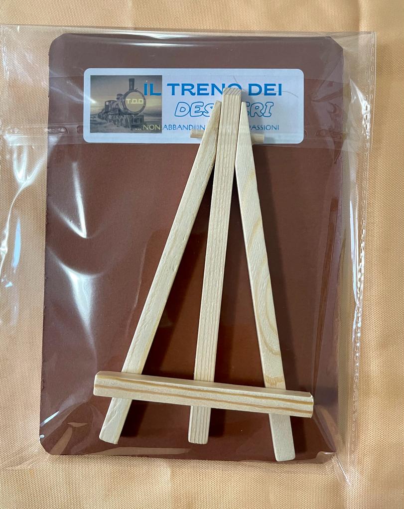 TAVOLETTA DECORATIVA - MANESKIN - legno con incisione laser