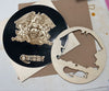 OROLOGIO PARETE  QUEEN - legno e vinile con incisione laser e decorazione a mano