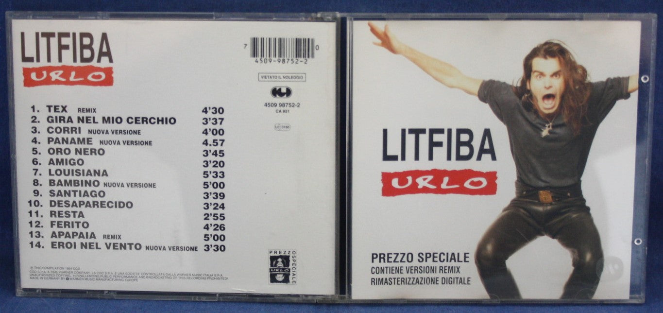 Litfiba ‎– Urlo - 1 CD n.8022
